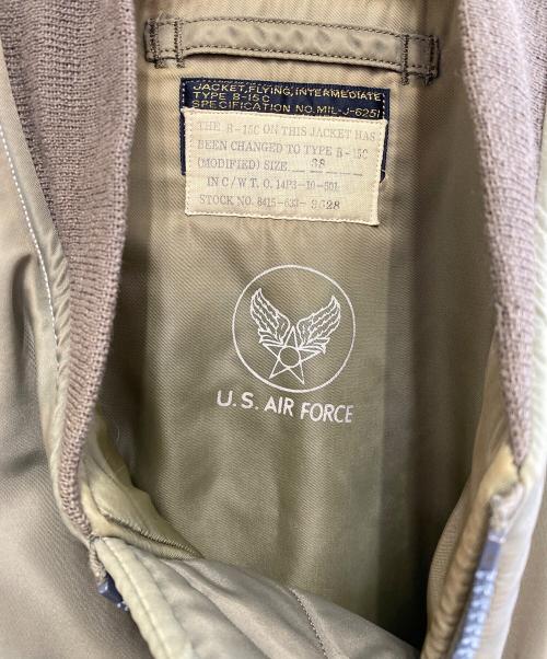 BuzzRickson’s（バジリクソンズ）BUZZRICKSON’S (バジリクソンズ) B-15Cジャケット カーキ サイズ:38の古着・服飾アイテム