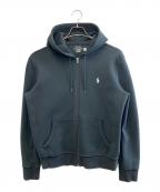 POLO RALPH LAURENポロ・ラルフローレン）の古着「ジップパーカー」｜ブラック