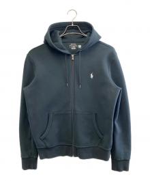 POLO RALPH LAUREN（ポロ・ラルフローレン）の古着「ジップパーカー」｜ブラック