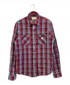 Denim & Supply Ralph Laurenデニム＆サプライ ラルフローレン）の古着「長袖シャツ」｜レッド×ブルー