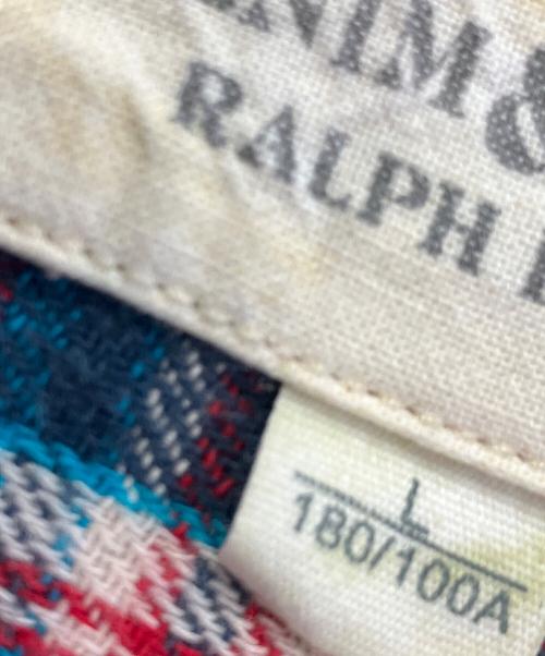 Denim & Supply Ralph Lauren（デニム＆サプライ ラルフローレン）Denim & Supply Ralph Lauren (デニム＆サプライ ラルフローレン) 長袖シャツ レッド×ブルー サイズ:L　180/100Aの古着・服飾アイテム