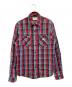 Denim & Supply Ralph Lauren（デニム＆サプライ ラルフローレン）の古着「長袖シャツ」｜レッド×ブルー