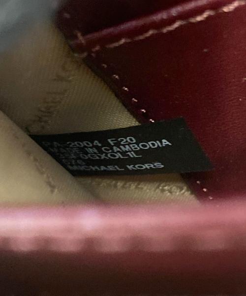 MICHAEL KORS（マイケルコース）MICHAEL KORS (マイケルコース) フォーン クロスボディ スモールバッグ ピンク×ブラウンの古着・服飾アイテム