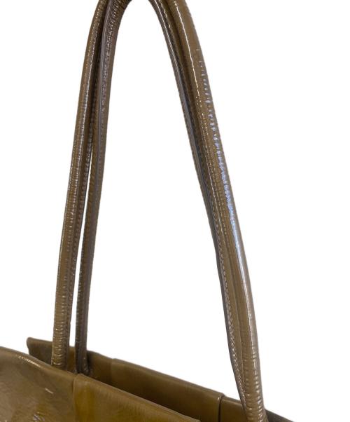 CELINE（セリーヌ）CELINE (セリーヌ) レザートートバッグ ブラウンの古着・服飾アイテム