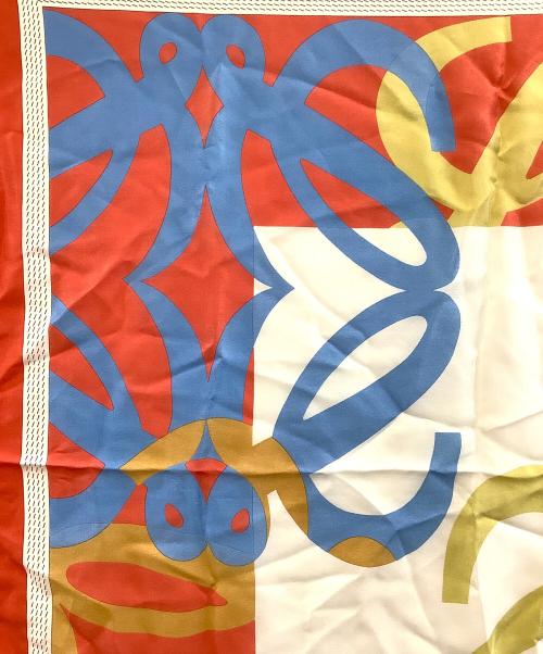 LOEWE（ロエベ）LOEWE (ロエベ) スカーフ レッドの古着・服飾アイテム