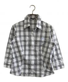 BURBERRY LONDON（バーバリーロンドン）の古着「長袖シャツ」｜ホワイト