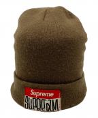SUPREMEシュプリーム）の古着「ニット帽」｜ブラウン