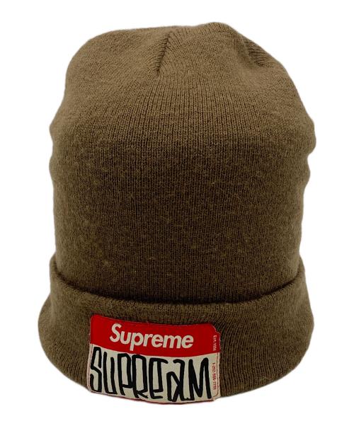SUPREME（シュプリーム）Supreme (シュプリーム) ニット帽 ブラウンの古着・服飾アイテム