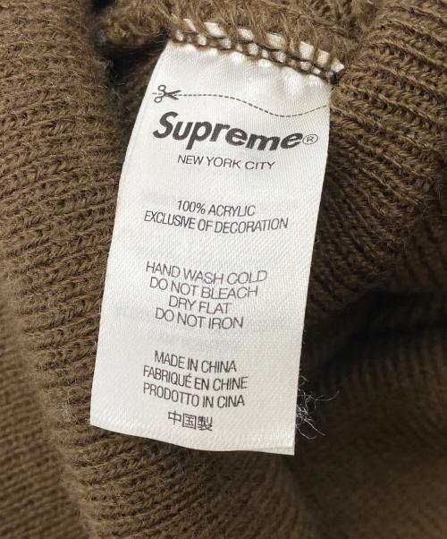 SUPREME（シュプリーム）Supreme (シュプリーム) ニット帽 ブラウンの古着・服飾アイテム