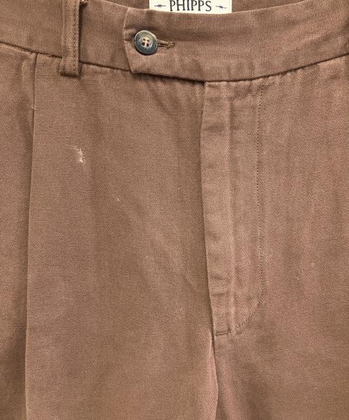 PHIPPS（フィップス）PHIPPS (フィップス) パンツ ブラウン サイズ:34の古着・服飾アイテム