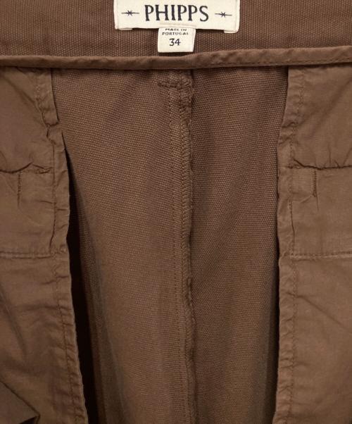 PHIPPS（フィップス）PHIPPS (フィップス) パンツ ブラウン サイズ:34の古着・服飾アイテム