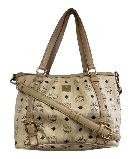 MCM（エムシーエム）MCM (エムシーエム) ショルダーバッグ アイボリーの古着・服飾アイテム