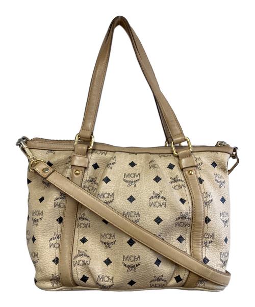 MCM（エムシーエム）MCM (エムシーエム) ショルダーバッグ アイボリーの古着・服飾アイテム