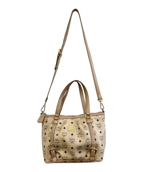 MCM（エムシーエム）MCM (エムシーエム) ショルダーバッグ アイボリーの古着・服飾アイテム
