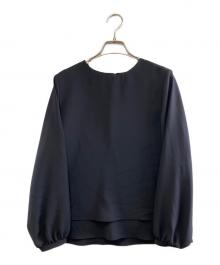 theory luxe（セオリーリュクス）の古着「長袖ブラウス」｜ブラック