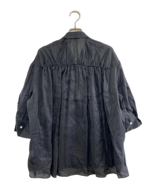 BALLSEY（ボールジィ）BALLSEY (ボールジィ) 長袖ブラウス ブラック サイズ:36 未使用品の古着・服飾アイテム