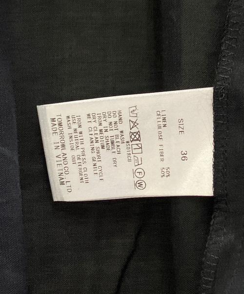 BALLSEY（ボールジィ）BALLSEY (ボールジィ) 長袖ブラウス ブラック サイズ:36 未使用品の古着・服飾アイテム
