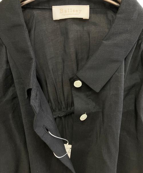 BALLSEY（ボールジィ）BALLSEY (ボールジィ) 長袖ブラウス ブラック サイズ:36 未使用品の古着・服飾アイテム
