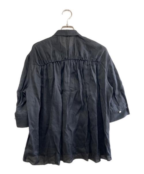 BALLSEY（ボールジィ）BALLSEY (ボールジィ) 長袖ブラウス ブラック サイズ:36 未使用品の古着・服飾アイテム