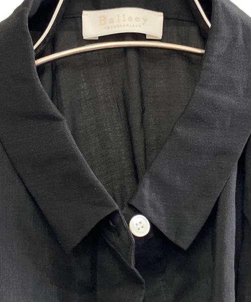 BALLSEY（ボールジィ）BALLSEY (ボールジィ) 長袖ブラウス ブラック サイズ:36 未使用品の古着・服飾アイテム