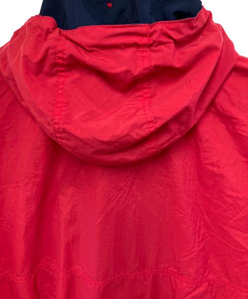 Columbia（コロンビア）Columbia (コロンビア) ハーフボタンアノラックパーカー レッド サイズ:3Lの古着・服飾アイテム