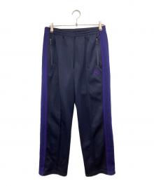 Needles（ニードルズ）の古着「TRACK PANT - POLY SMOOTH」｜パープル×ブラック