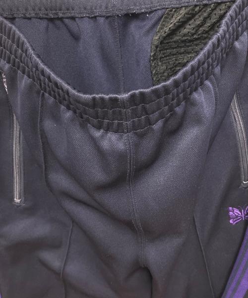 Needles（ニードルズ）Needles (ニードルズ) TRACK PANT - POLY SMOOTH パープル×ブラック サイズ:Sの古着・服飾アイテム