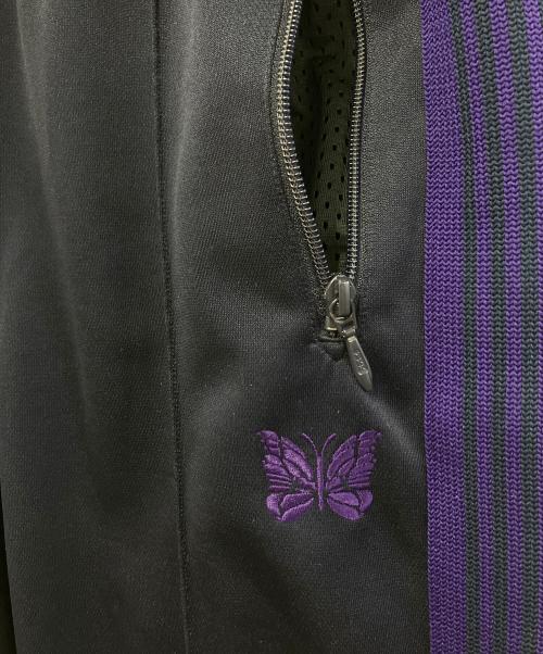 Needles（ニードルズ）Needles (ニードルズ) TRACK PANT - POLY SMOOTH パープル×ブラック サイズ:Sの古着・服飾アイテム