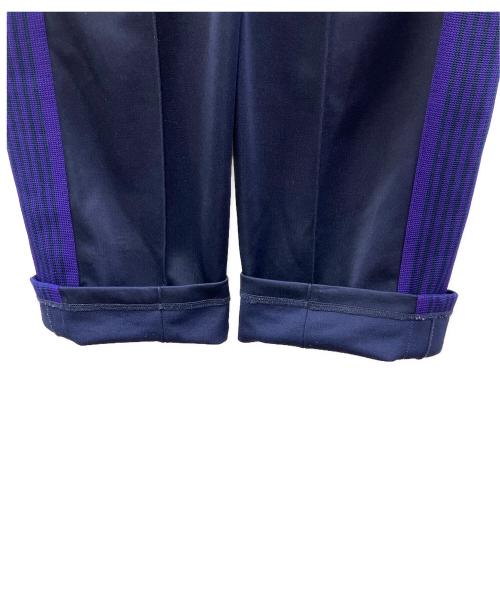 Needles（ニードルズ）Needles (ニードルズ) TRACK PANT - POLY SMOOTH パープル×ブラック サイズ:Sの古着・服飾アイテム