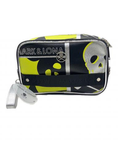 MARK&LONA - coco 中古 マークアンドロナ MARK&LONA マルチケース 黄  イエロー 小物入れ ラウンドポーチカモフラ 中古・古着通販】MARK&LONA (マークアンドロナ) カートバッグ ブラック