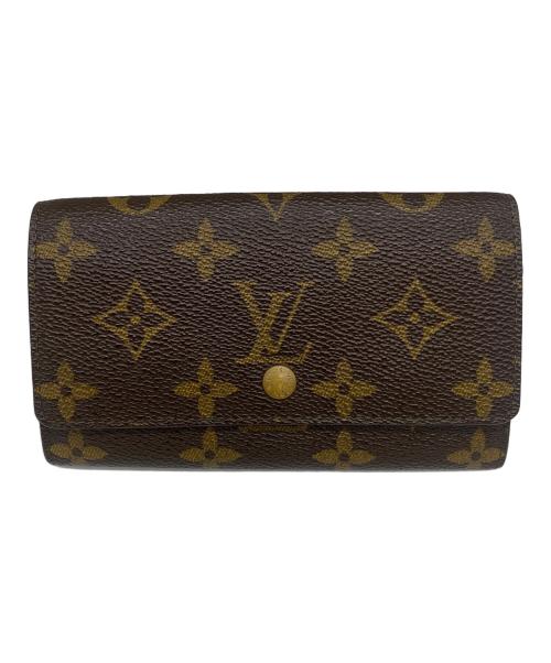 LOUIS VUITTON（ルイ ヴィトン）LOUIS VUITTON (ルイ ヴィトン) ポルトモネ・ビエ・トレゾール ブラウンの古着・服飾アイテム