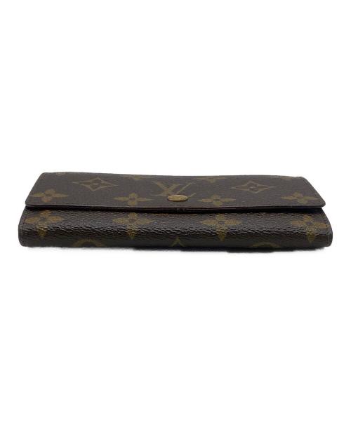 LOUIS VUITTON（ルイ ヴィトン）LOUIS VUITTON (ルイ ヴィトン) ポルトモネ・ビエ・トレゾール ブラウンの古着・服飾アイテム