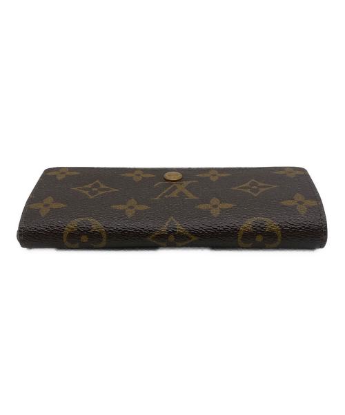 LOUIS VUITTON（ルイ ヴィトン）LOUIS VUITTON (ルイ ヴィトン) ポルトモネ・ビエ・トレゾール ブラウンの古着・服飾アイテム