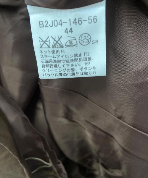 BURBERRY LONDON（バーバリーロンドン）BURBERRY LONDON (バーバリーロンドン) 半袖ワンピース ブラウン サイズ:44の古着・服飾アイテム