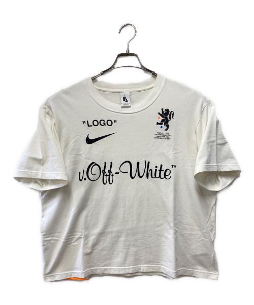 NIKE（ナイキ）NIKE (ナイキ) OFFWHITE (オフホワイト) 半袖カットソー ホワイト サイズ:Sの古着・服飾アイテム