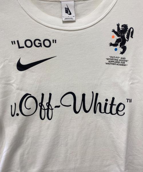 NIKE（ナイキ）NIKE (ナイキ) OFFWHITE (オフホワイト) 半袖カットソー ホワイト サイズ:Sの古着・服飾アイテム