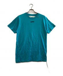 OFFWHITE（オフホワイト）の古着「半袖Tシャツ」｜スカイブルー