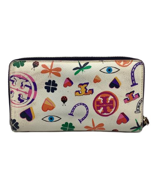 TORY BURCH（トリーバーチ）TORY BURCH (トリーバーチ) 長財布 マルチカラー×アイボリーの古着・服飾アイテム