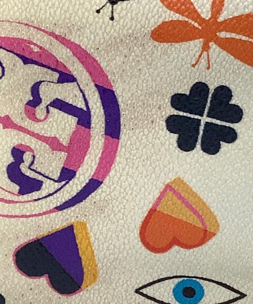 TORY BURCH（トリーバーチ）TORY BURCH (トリーバーチ) 長財布 マルチカラー×アイボリーの古着・服飾アイテム