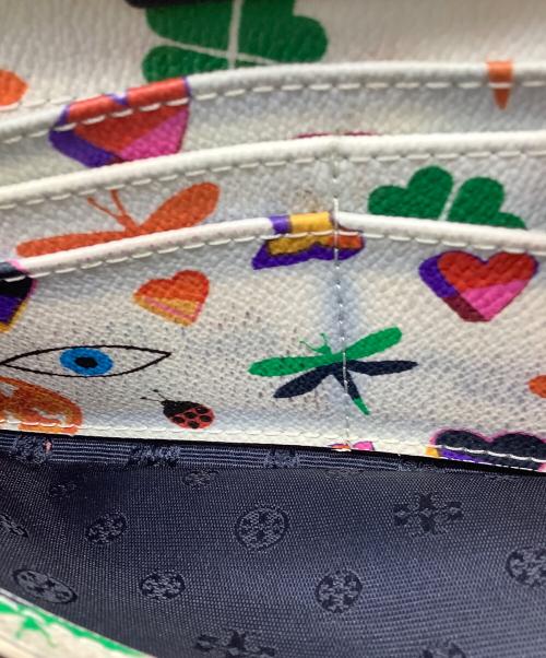 TORY BURCH（トリーバーチ）TORY BURCH (トリーバーチ) 長財布 マルチカラー×アイボリーの古着・服飾アイテム