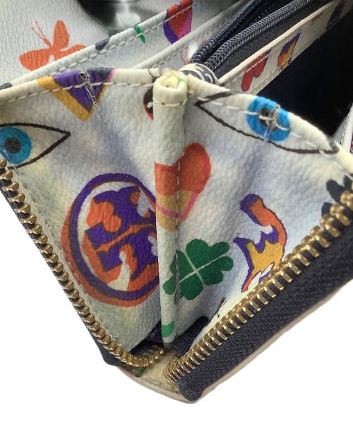 TORY BURCH（トリーバーチ）TORY BURCH (トリーバーチ) 長財布 マルチカラー×アイボリーの古着・服飾アイテム