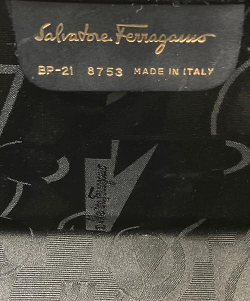 Salvatore Ferragamo（サルヴァトーレ フェラガモ）Salvatore Ferragamo (サルヴァトーレ フェラガモ) チェーンショルダーバッグ ブラックの古着・服飾アイテム