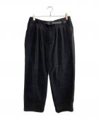 GRAMICCI×WHITE MOUNTAINEERINGグラミチ×ホワイトマウンテ二アニング）の古着「Corduroy Wide Tapered Pants」｜ブラック