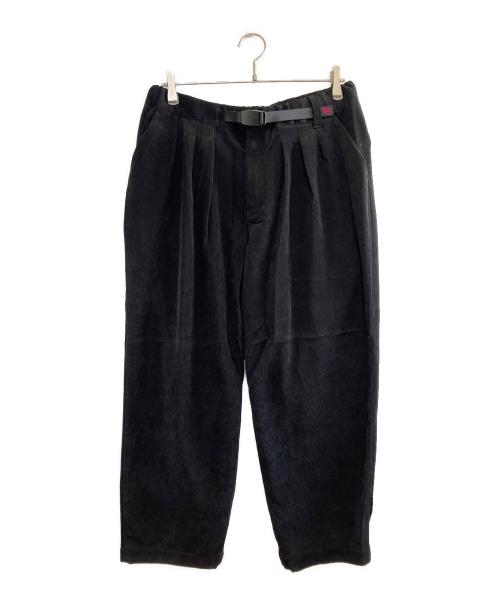 GRAMICCI（グラミチ）GRAMICCI (グラミチ) WHITE MOUNTAINEERING (ホワイトマウンテ二アニング) Corduroy Wide Tapered Pants ブラック サイズ:1の古着・服飾アイテム