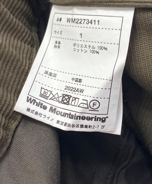 GRAMICCI（グラミチ）GRAMICCI (グラミチ) WHITE MOUNTAINEERING (ホワイトマウンテ二アニング) Corduroy Wide Tapered Pants カーキ サイズ:1の古着・服飾アイテム