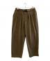 GRAMICCI（グラミチ）の古着「Corduroy Wide Tapered Pants」｜カーキ