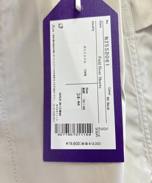 THE NORTHFACE PURPLELABEL（ザ・ノースフェイス パープルレーベル）THE NORTHFACE PURPLELABEL (ザ・ノースフェイス パープルレーベル) Field River Shorts アイボリー サイズ:34の古着・服飾アイテム
