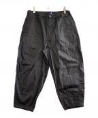 THE NORTHFACE PURPLELABELザ・ノースフェイス パープルレーベル）の古着「PURPLE LABEL Ripstop Wide Cropped Field Pants」｜グレー
