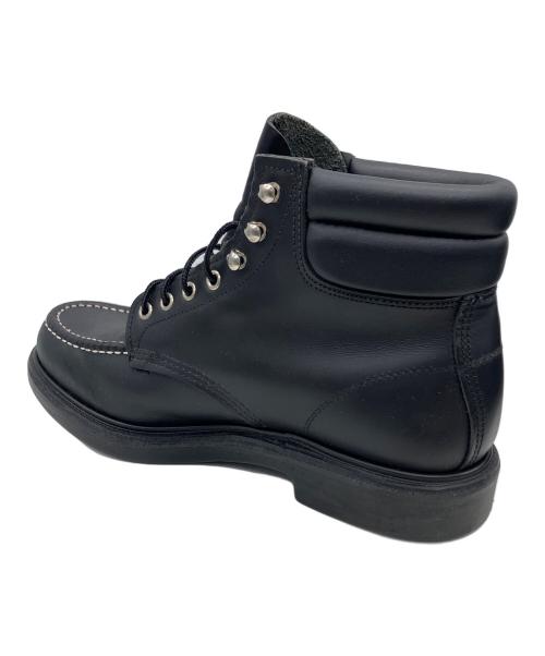 RED WING（レッドウィング）RED WING (レッドウィング) SUPERSOLE 6' MOC-TOE ブラック サイズ:USA 9 1/2の古着・服飾アイテム