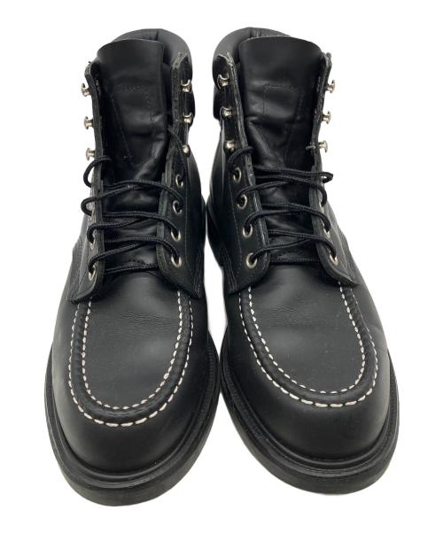 RED WING（レッドウィング）RED WING (レッドウィング) SUPERSOLE 6' MOC-TOE ブラック サイズ:USA 9 1/2の古着・服飾アイテム